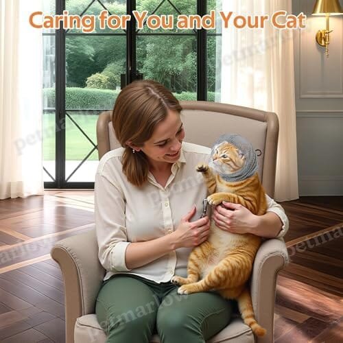 Adjustable Cat Muzzle for Grooming and Biting Prevention – view 4