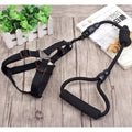 Adjustable Dog Harness with Leash in 5 Colours – Black / XS
