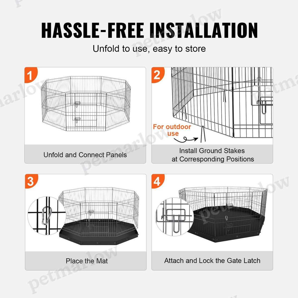Adjustable Dog Playpen for Secure Pet Space – view 6
