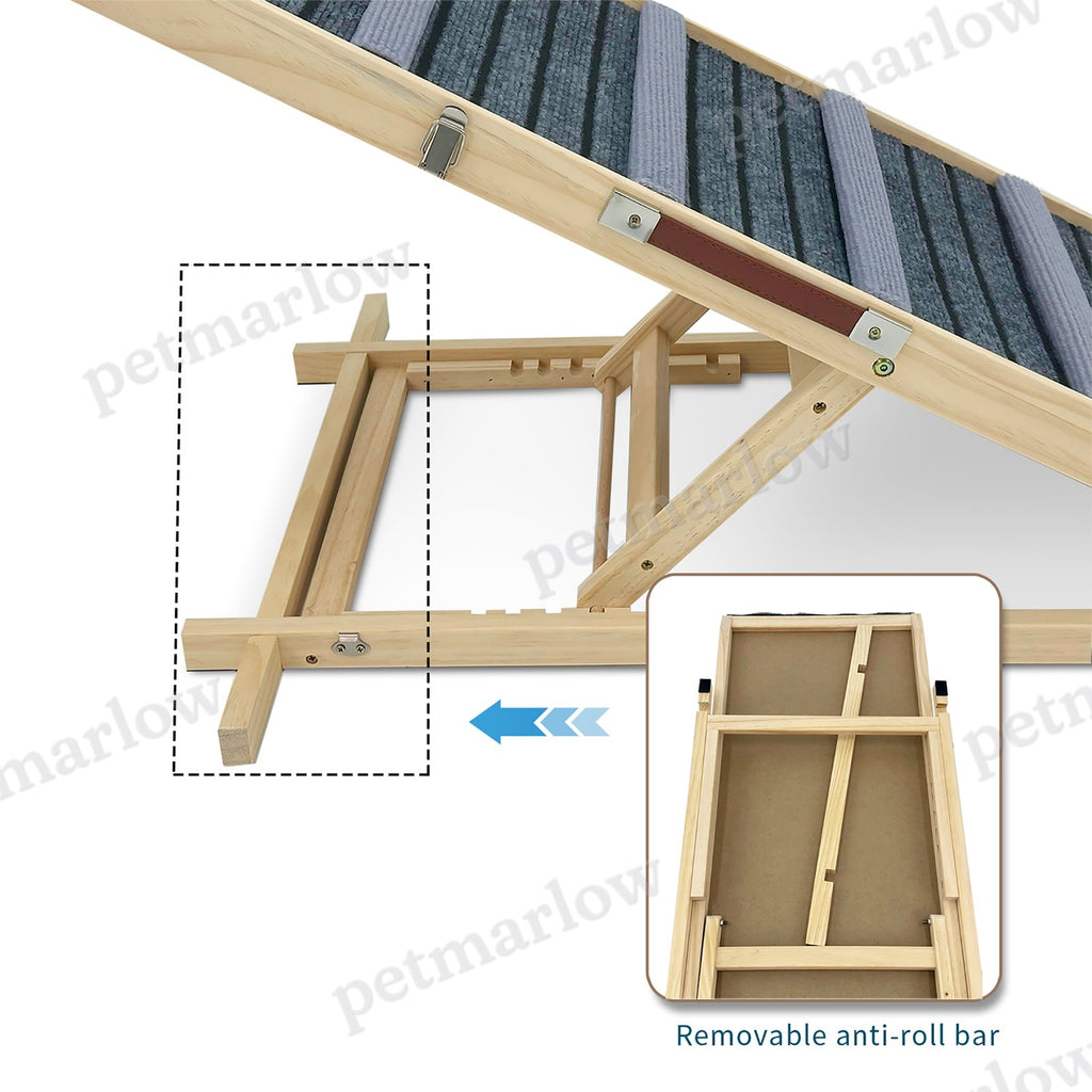 Adjustable Dog Ramp for Couch with High Traction – view 6