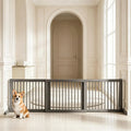 Adjustable Expandable Wooden Pet Gate for Dogs – view 2