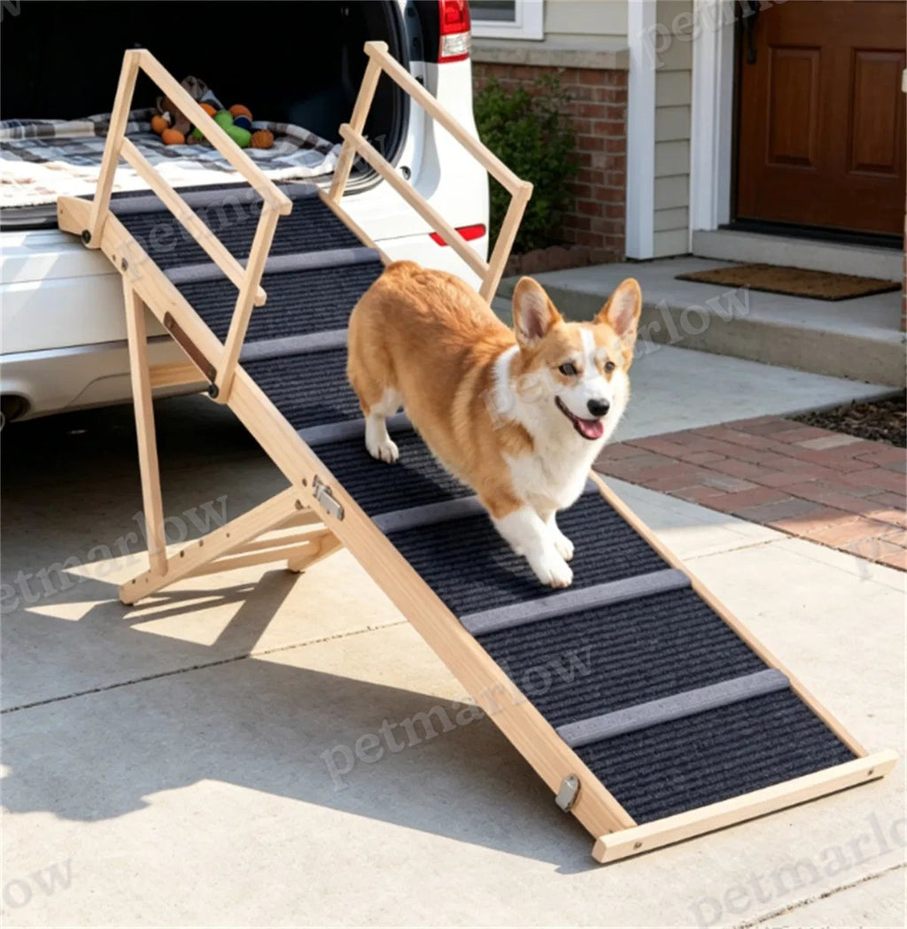 Adjustable Foldable Pet Ramp for Dogs with Non-Slip Surface – view 5