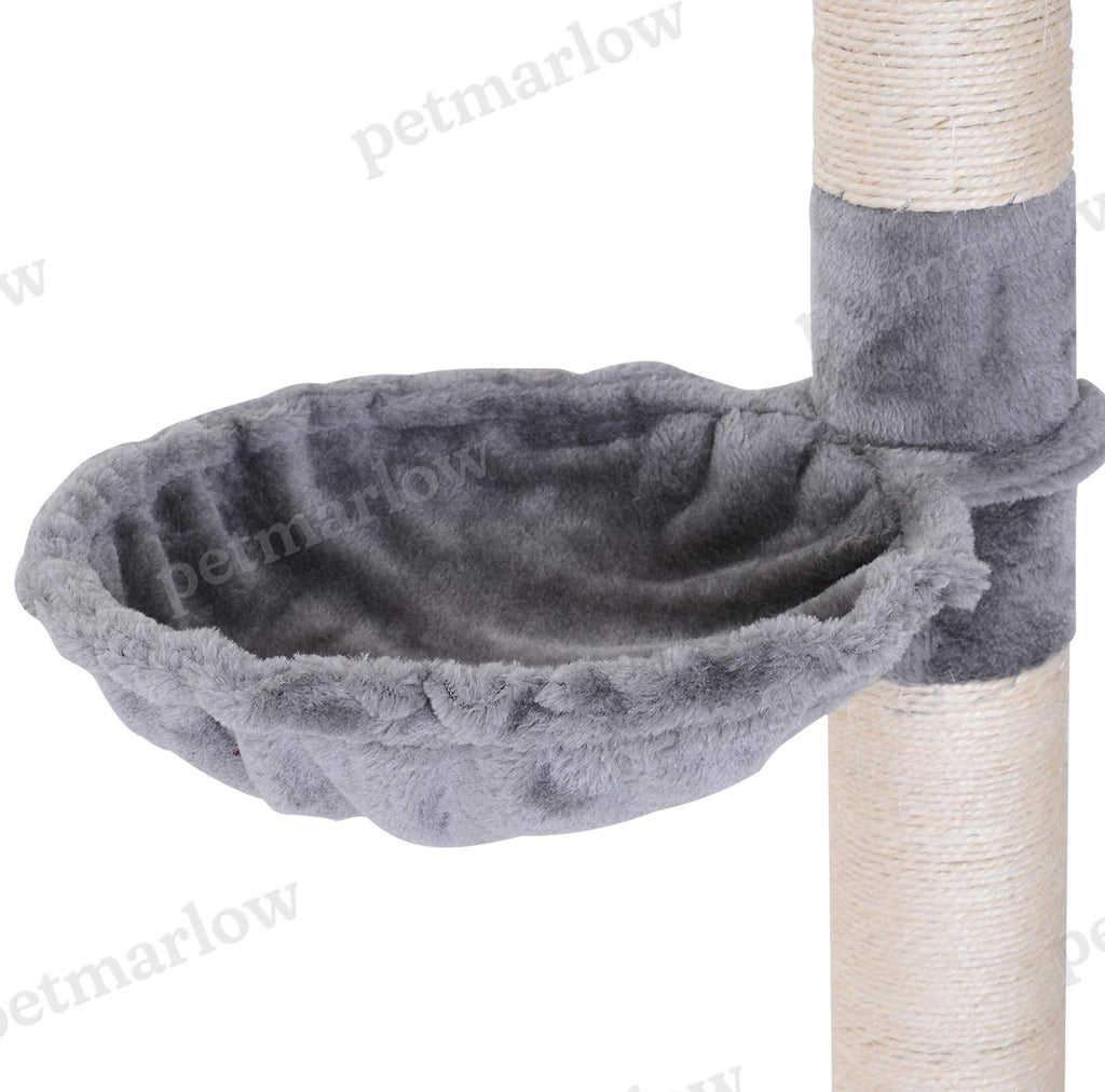 Adjustable Height Cat Tree with Scratching Posts and Hammock – view 6