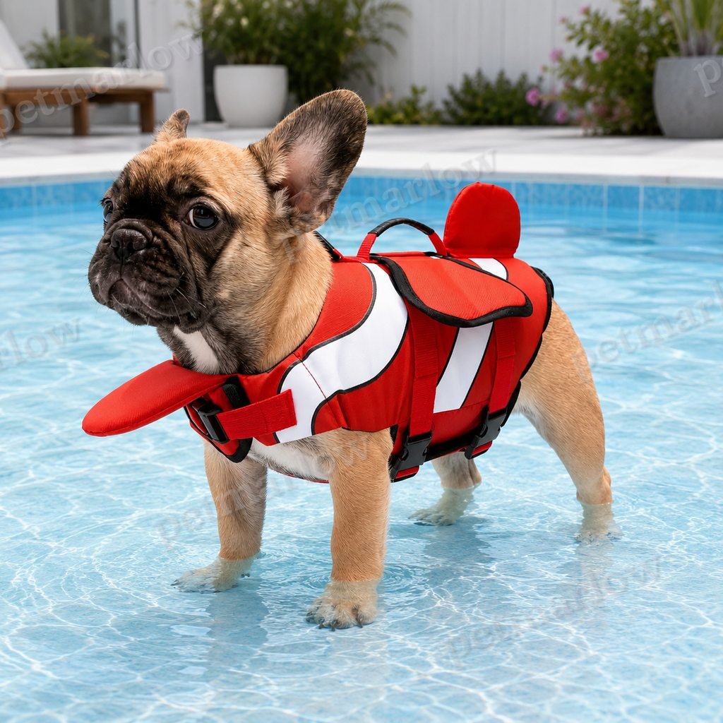 Adjustable Padded Chin Float Dog Life Jacket (Small Breeds) – view 2