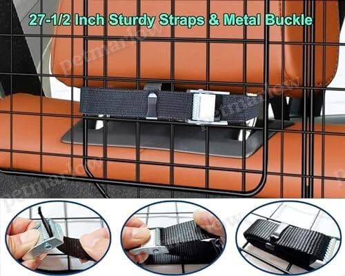 Adjustable Pet Divider Cargo Area Universal Fit – view 4
