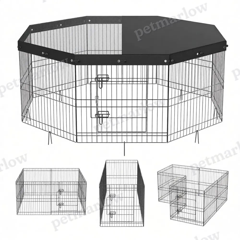 Adjustable Pet Playpen for Outdoor Training – view 4