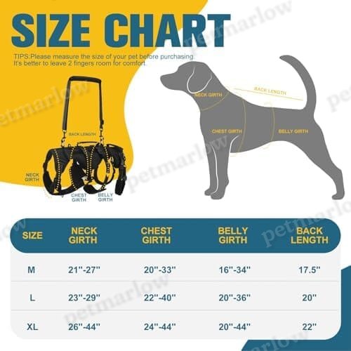 Adjustable Reflective Vest Dog Harness with Handle – view 4