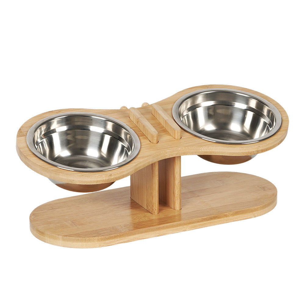 Adjustable Tilted Pet Stand With A Feeding Bowl – Designer Pieces In Stock