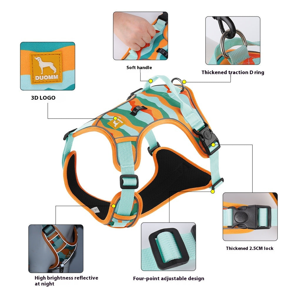 Reflective Dog Harness with Handle
