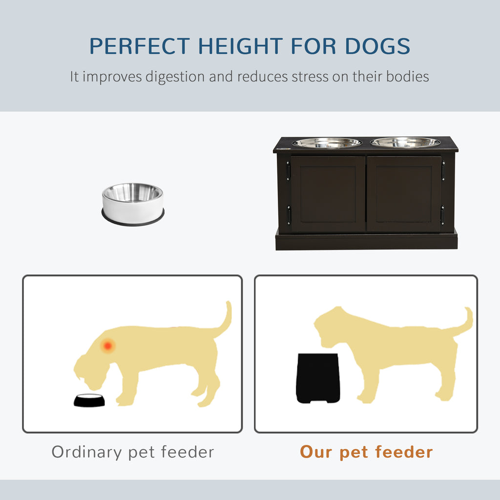Elevated Dog Bowls with Storage for Large Dogs – view 7
