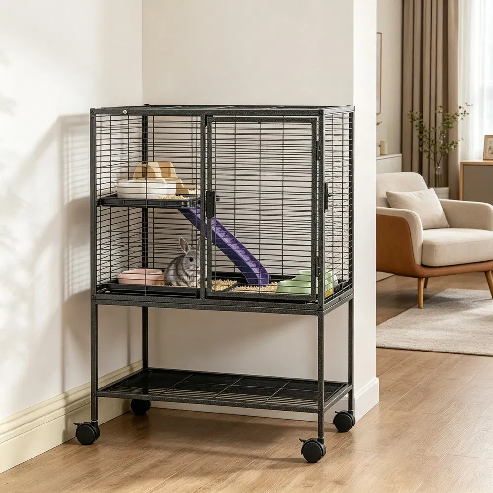 Animal Cage with Non-Slip and Easy to Clean for Outdoor – view 2