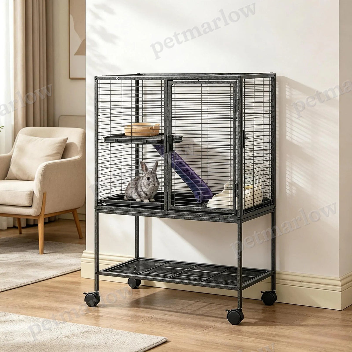 Animal Cage with Non-Slip and Easy to Clean for Outdoor – view 6