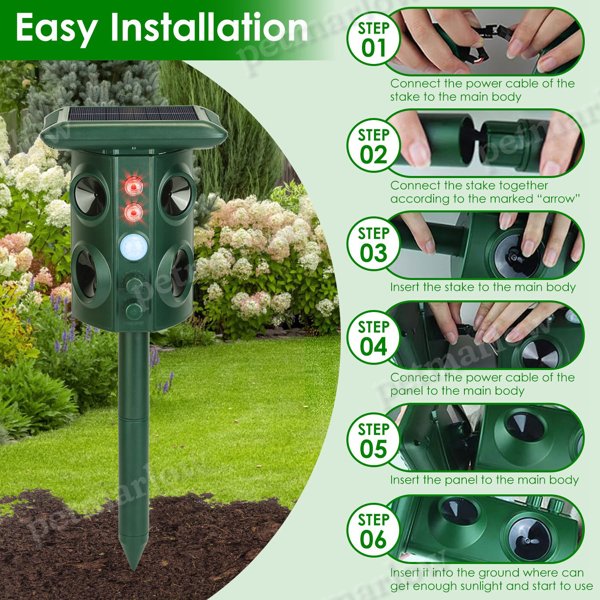 Animal Repeller with 5 Modes – view 3