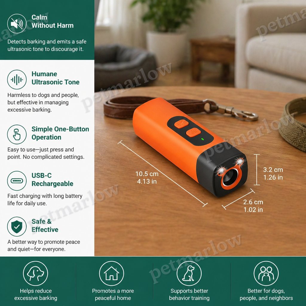 Anti-Barking – Dog-Friendly Ultrasonic Anti-Barking Device – view 5