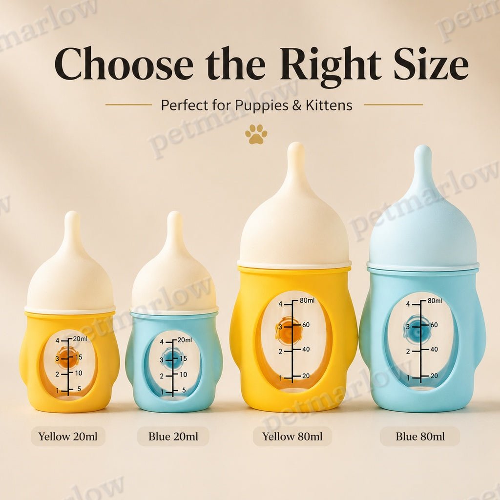 Anti-Choke Soft Silicone Nursing Bottle (For Newborn Puppies & Kittens) – view 5