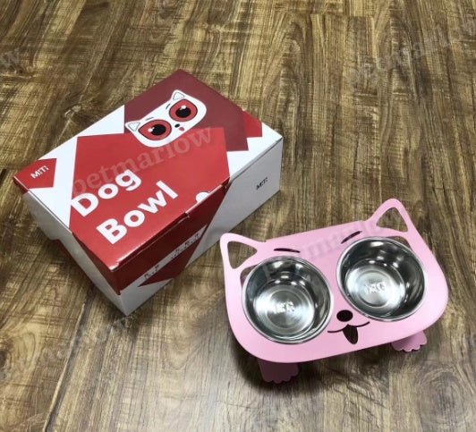 Anti-falling Cat Dog Feeding Water Bowl – view 4