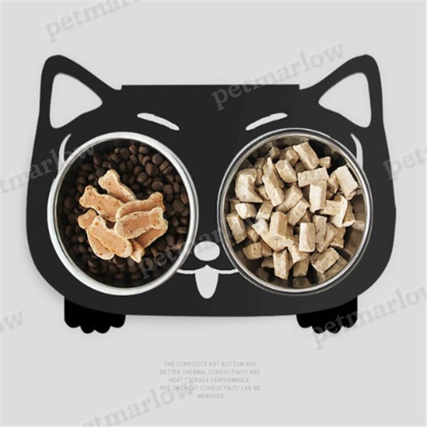 Anti-falling Cat Dog Feeding Water Bowl – view 6
