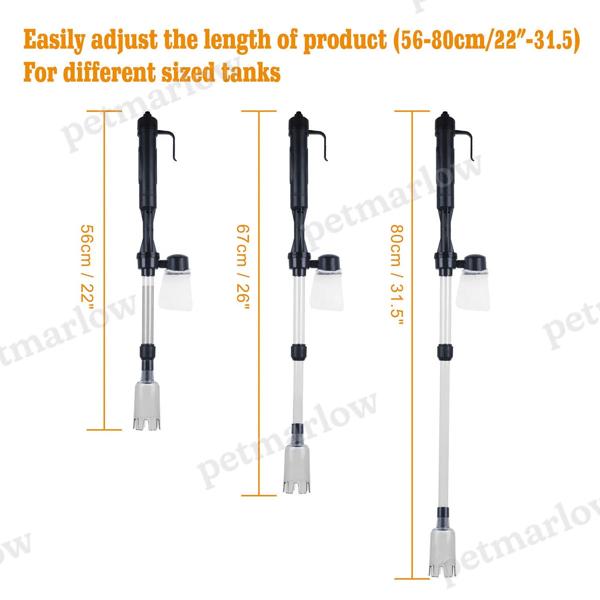 Aquarium Gravel Cleaner & Siphon Pump for Easy Maintenance – view 5