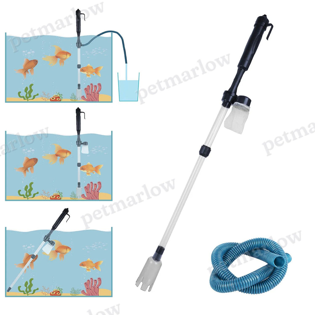 Aquarium Gravel Cleaner & Siphon Pump for Easy Maintenance – view 6