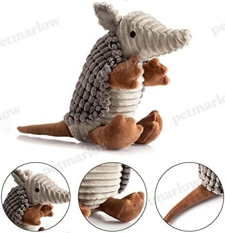 Armadillo Pet Stuffed Dog Toy – view 3