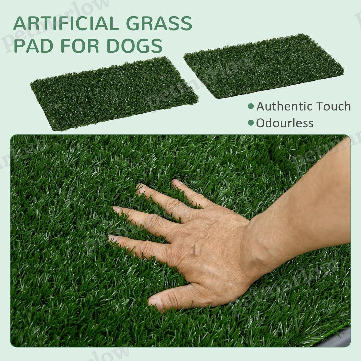 Artificial Grass Pee Pad for Dogs - Indoor/Outdoor Use – view 5