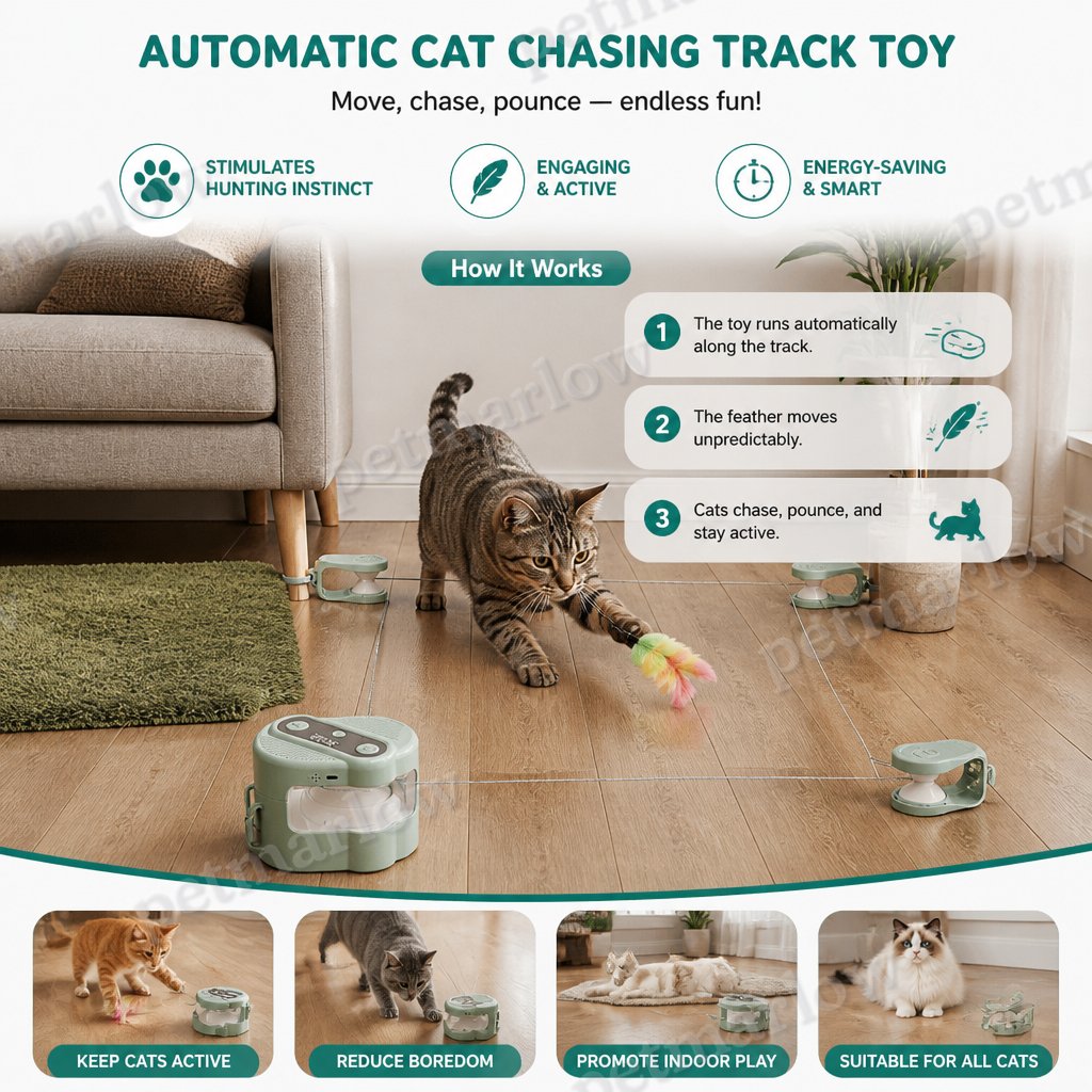 Automatic Cat Chasing Track Toy – view 5
