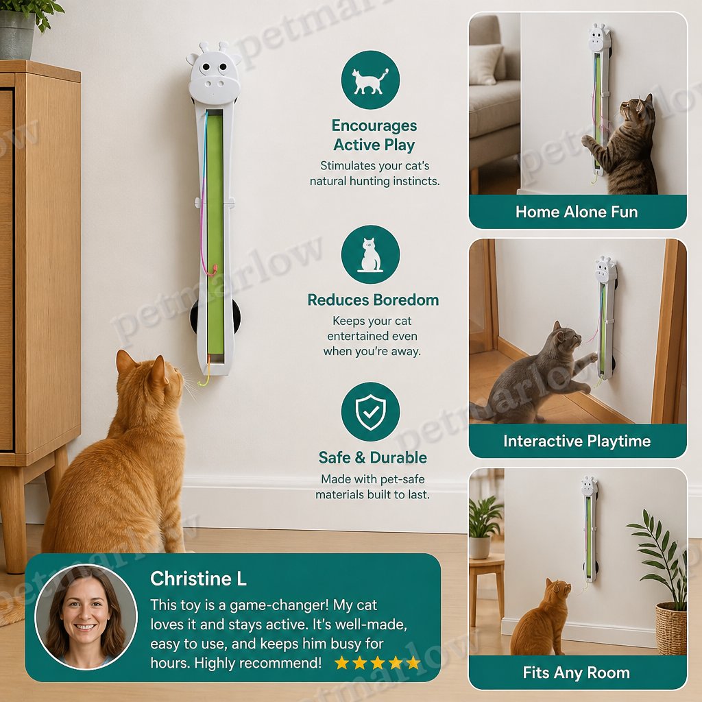 Automatic Cat Teaser Toy for Interactive & Independent Play – view 3