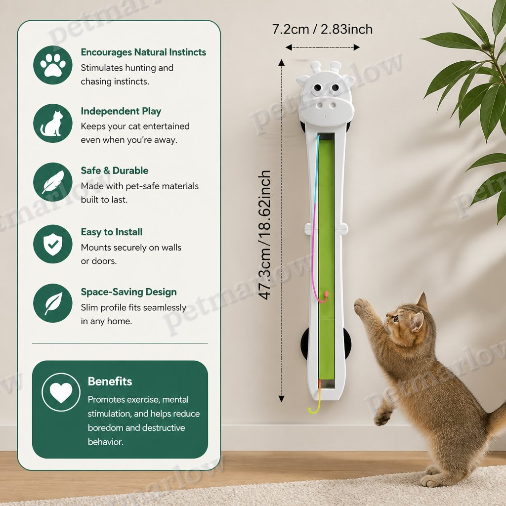 Automatic Cat Teaser Toy for Interactive & Independent Play – view 5