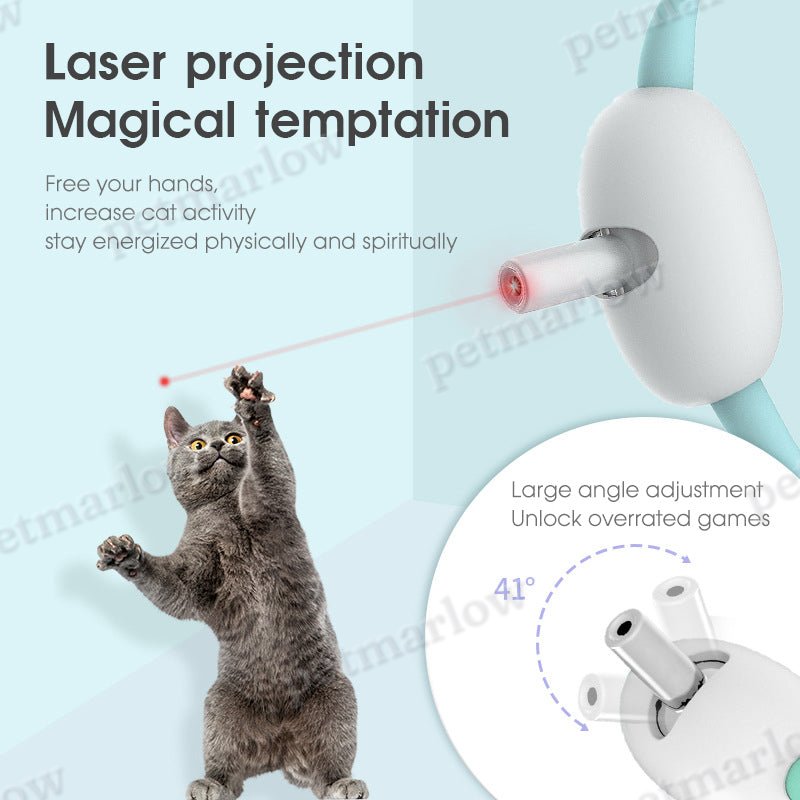 Automatic Cat Toy Smart Laser Collar USB Charging Interactive Training Toy – view 6