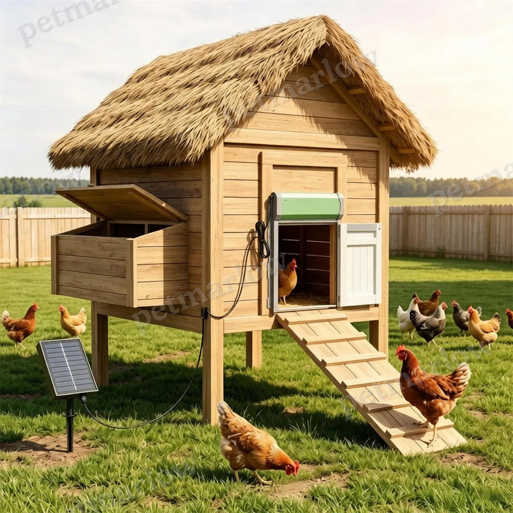 Automatic Chicken Coop Door with Solar Power and Remote Control – view 4