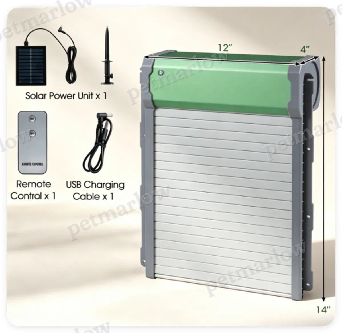 Automatic Chicken Coop Door with Solar Power and Remote Control – view 5