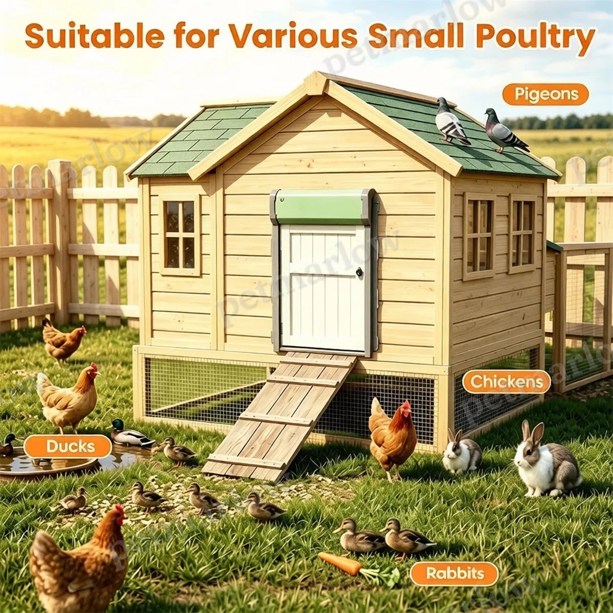 Automatic Chicken Coop Door with Solar Power and Remote Control – view 6