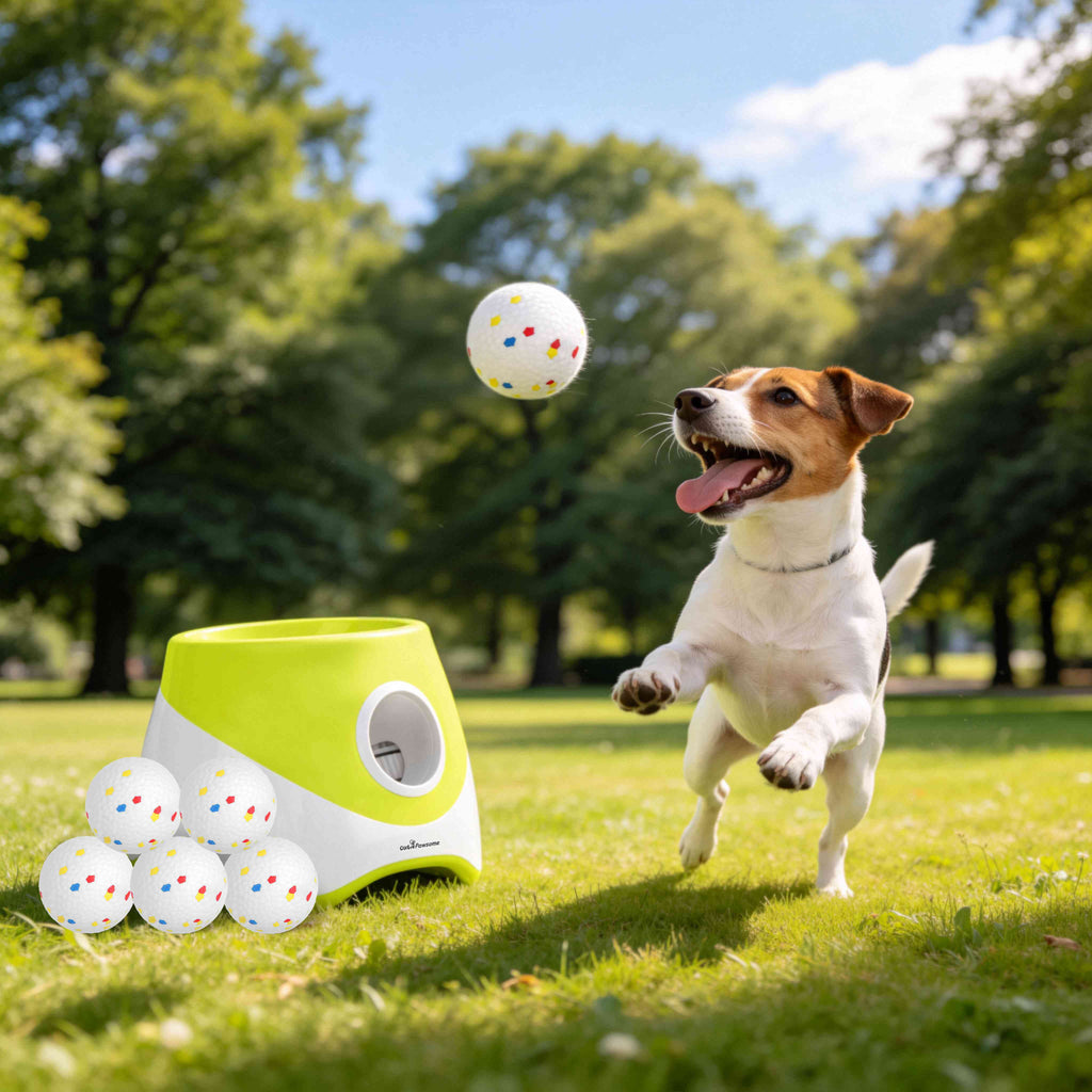 Automatic Dog Ball Launcher for Interactive Fetch