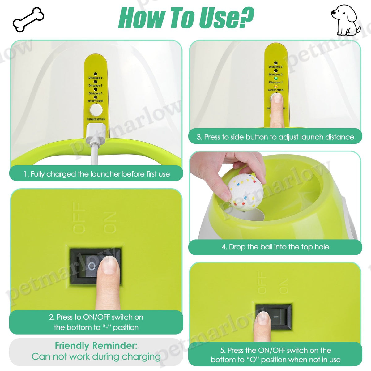 Automatic Dog Ball Launcher for Interactive Fetch – view 4