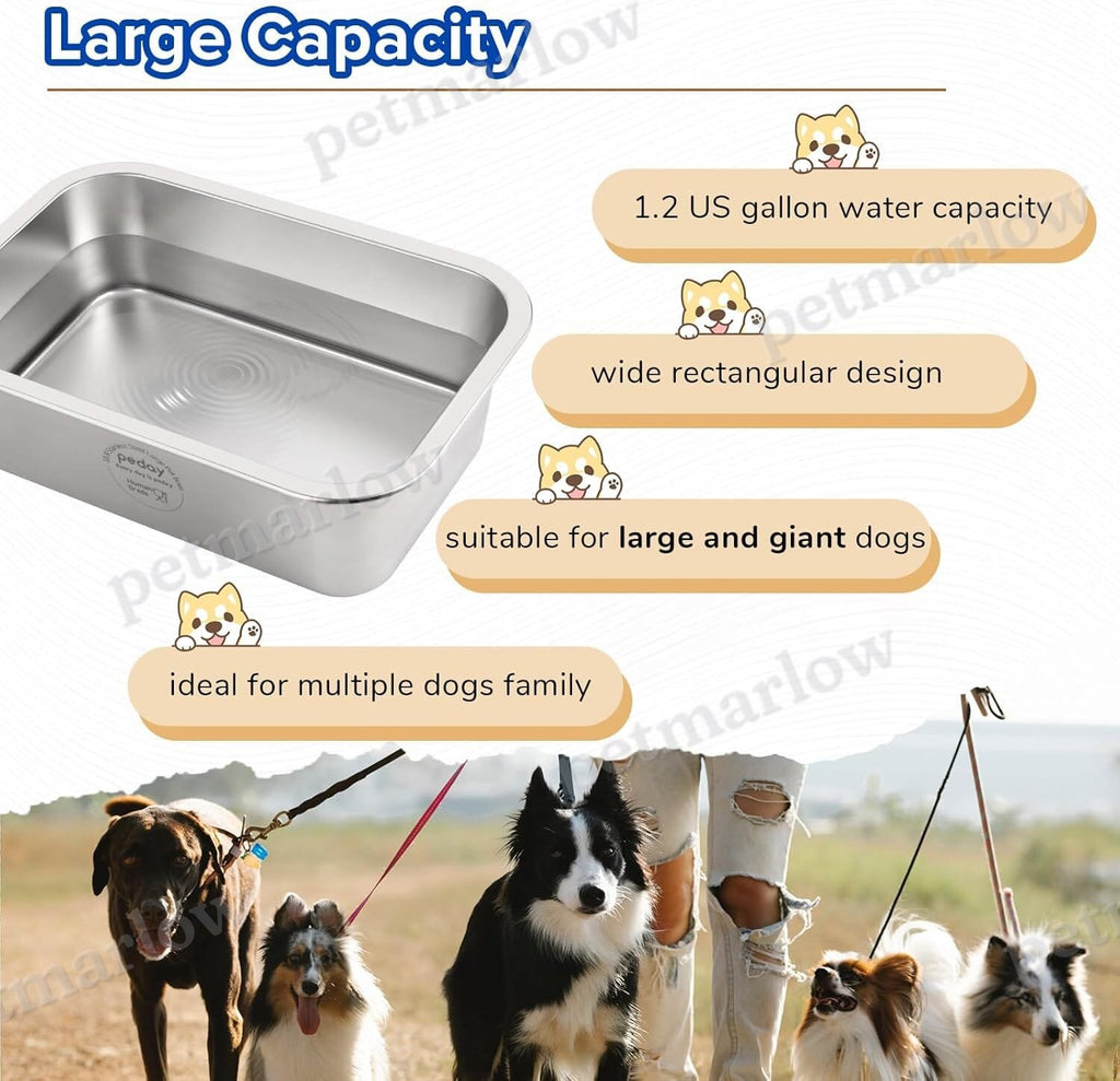 Automatic Dog Waterer for Large & X-Large Dogs, Human Grade 18/8 Stainless Steel, Water Bottle Not Included – view 5