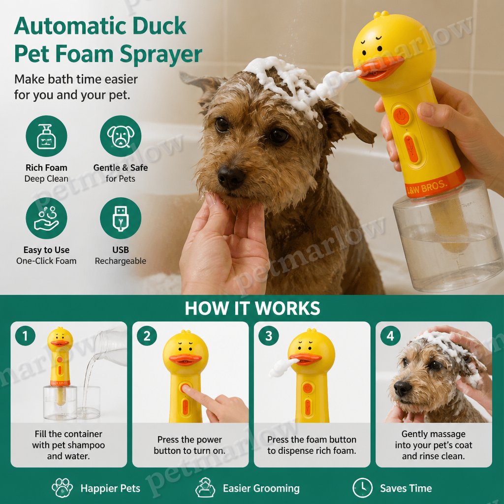 Automatic Duck Pet Foam Sprayer – view 2