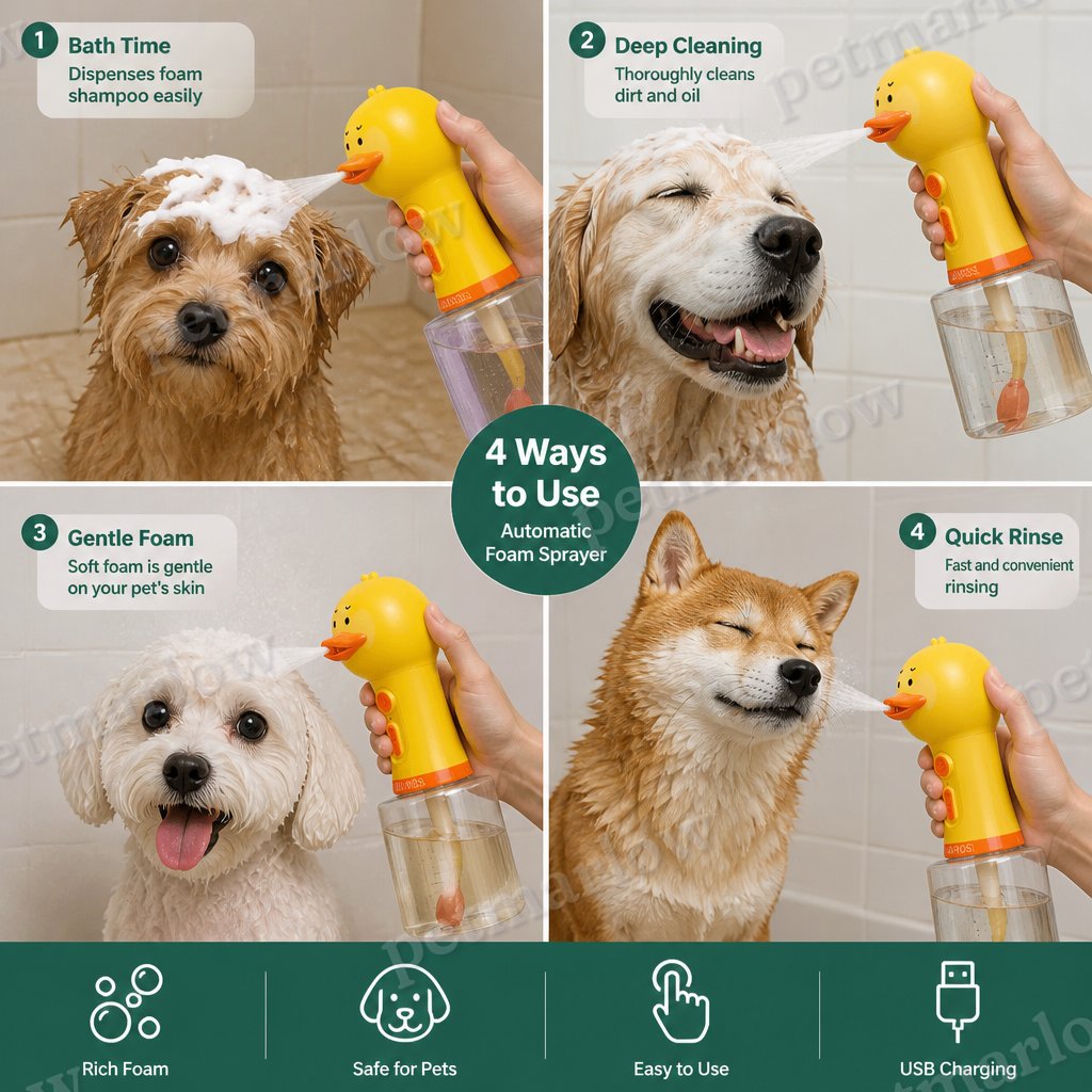 Automatic Duck Pet Foam Sprayer – view 4