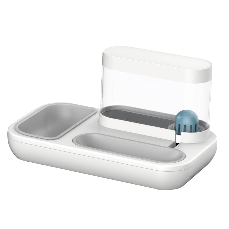 Automatic Feeder & Water Dispenser – White