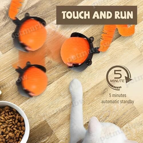 Automatic Interactive Cat Toys for Indoor Cats with 2 Speeds – view 4