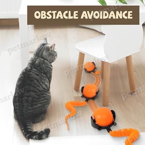 Automatic Interactive Cat Toys for Indoor Cats with 2 Speeds – view 5