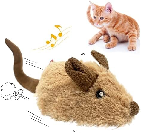 Automatic Moving Kitten Toys Electric Mice Toy Self Play Exercise