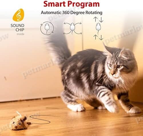 Automatic Moving Kitten Toys Electric Mice Toy Self Play Exercise – view 4