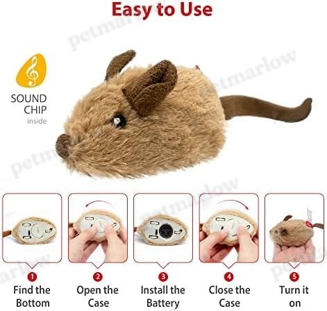 Automatic Moving Kitten Toys Electric Mice Toy Self Play Exercise – view 5