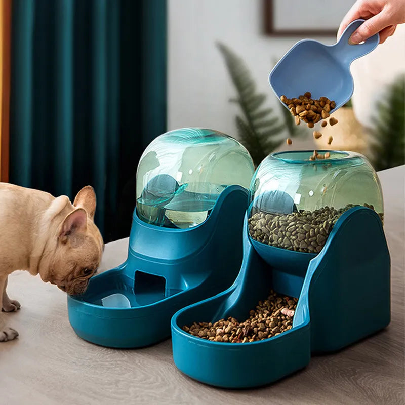 Automatic Pet Feeder with Gravity System and Large Capacity