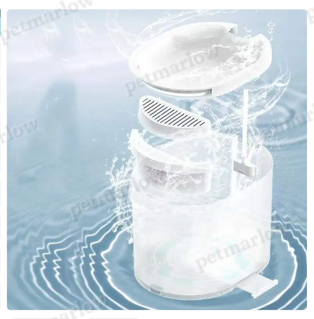 Automatic Pet Fountain with Filter and Silent Pump – view 3