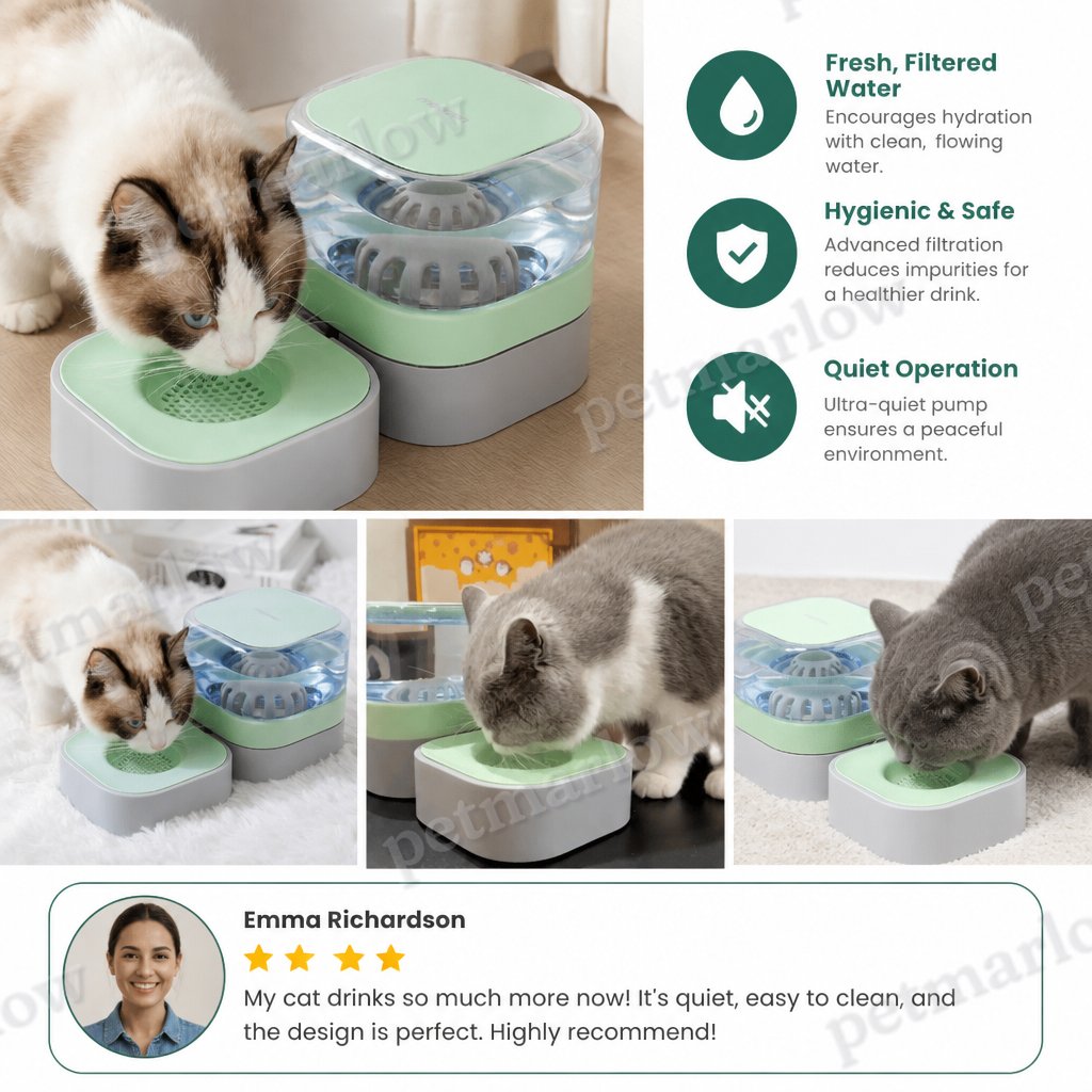Automatic portable water dispenser for cats – view 6