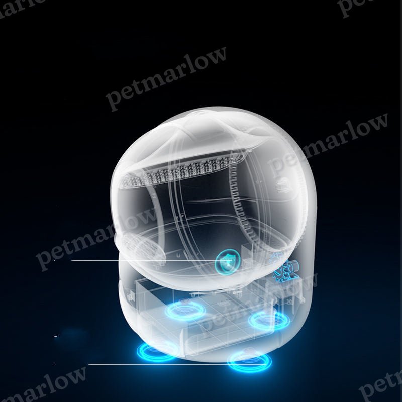 Automatic Self Cleaning Cat Litter Box Enclosed Electric Deodorizing Quiet – view 2