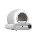 Automatic Smart Cat Litter Box Electric Self Cleaning Waste Pooper Scooper – White / US