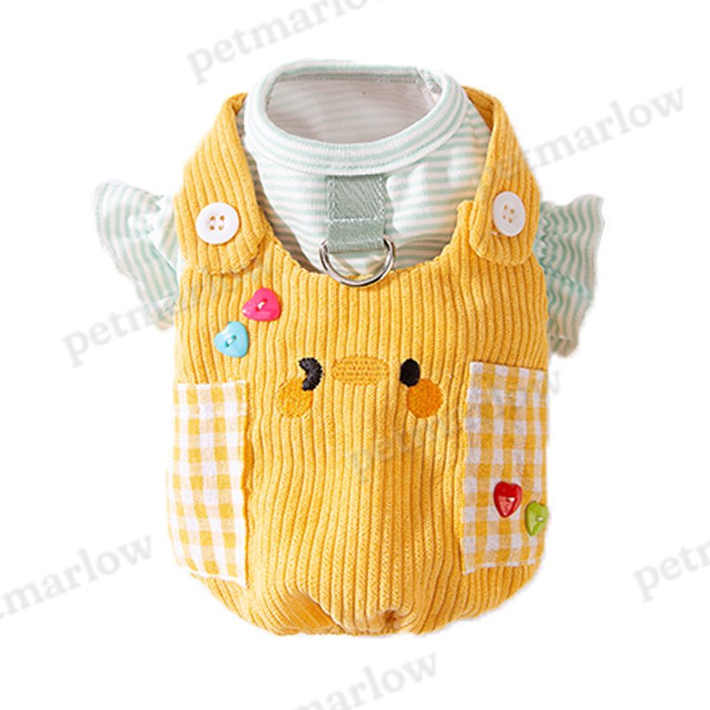 Autumn And Winter Dog Small Animal Two-legged Overalls Suit – view 6