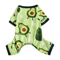 Avocado Soft Stretchy Dog Pajamas – Grass Green / XS